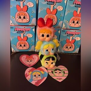 Power puff girls bag charms from POPMART